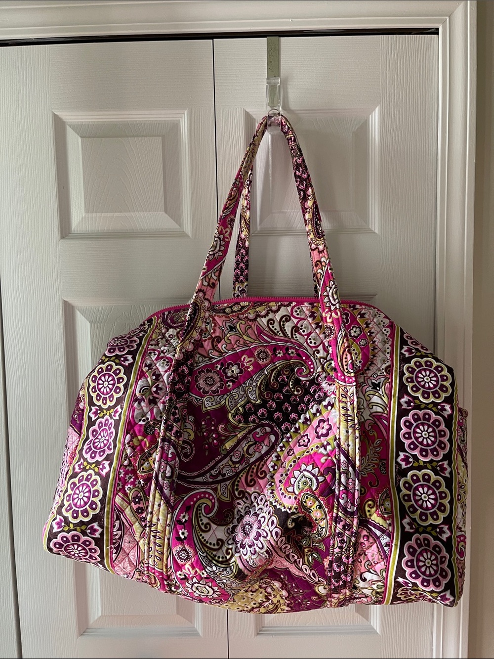 Large Vera Bradley Travel Tote Bag